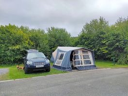 Our pitch on camp site.