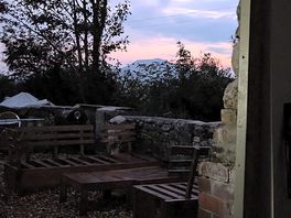Sunset from lounge area