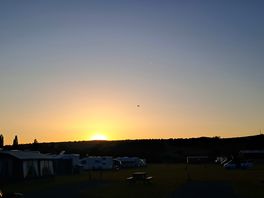 Lovely sunset at the site.