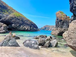 Gorgeous kynance cove. lots of steps and quite a walk down to get there but worth it!