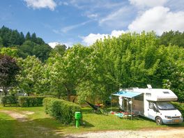 Spacious tree-backed pitches