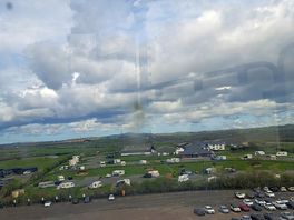 View of campsite from the ferris wheel