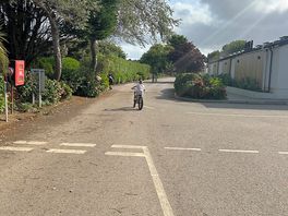Main road in