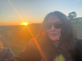 To get the best view, camp in the top field!