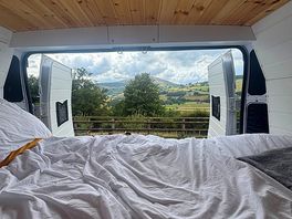 Beautiful view from our van