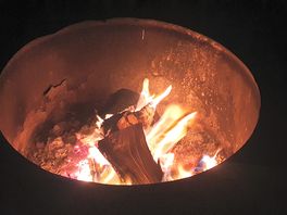 Every pitch gets a firepit to warm by, and toast those marshmallows