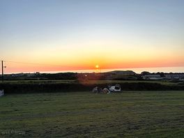 Sunset over the atlantic