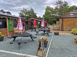 The bar area