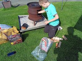 First solo fire!