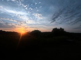 Sunset at the barn