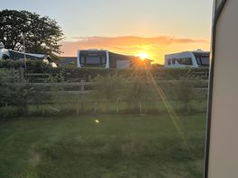 Beautiful sunsets on site