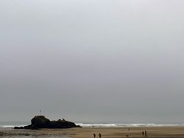 Perranporth beach, a mere 7 minutes drive from the campsite