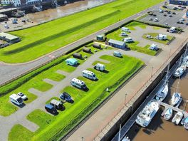 Harbour side site and marina