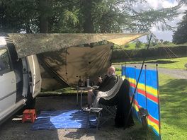 This is are set up for the night ☀️🍾🥂🍻