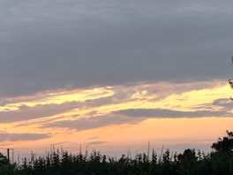 Beautiful sky over the camp site
