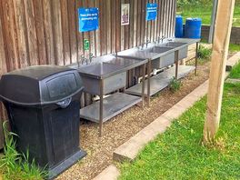 Wash area