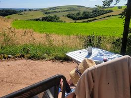 Sitting back and taking in the view
