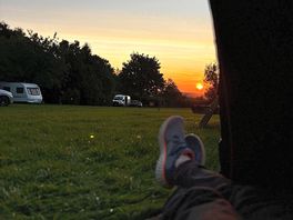 Sunset from my tent