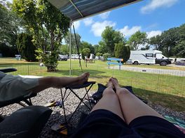 Relaxing in a beautiful surrounding.