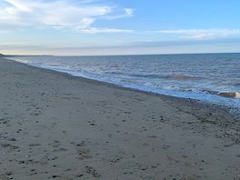 Beach evening stroll