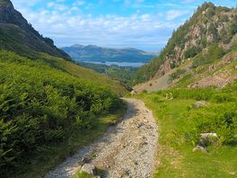 Looking towards skiddaw taken on a short walk from the site