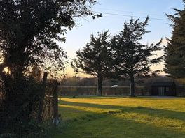 View towards main path through site