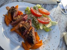 Dinner in the restaurant