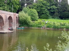 Seceret beach by the river