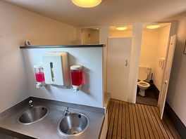 Men’s toilets. clean