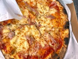 Yummy pizza from the restaurant