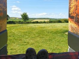 View from the van