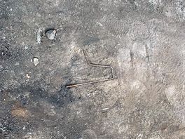 Debris in the ground