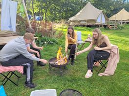 Toasting marshmallows 😋
