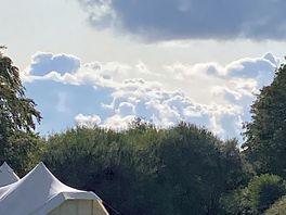 View down the campsite,