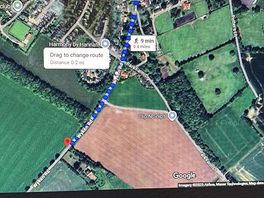9 min walk into the village