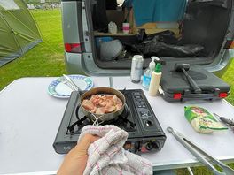 Cooking dinner