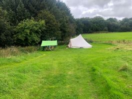 Approach to the bell tent