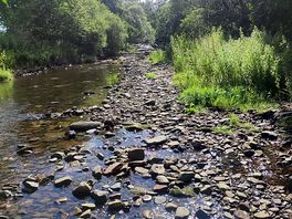 Gorgeous river next to site