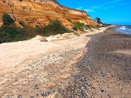 Cliffs on walk