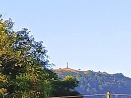 Great view of nearby hill.