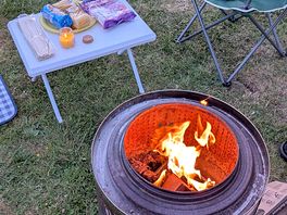 We started a firepit on the final evening!