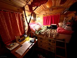 Bluebell shepherd's hut