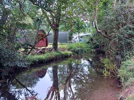 Little river with the camp site on the other side