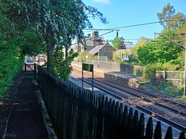 The railway station