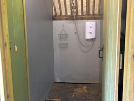 Shower cubicle, 50p needed.
