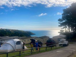 View from top to bottom of site
