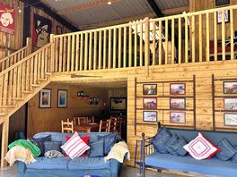 Lovely communal barn space