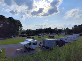 Overlooked the main campsite below