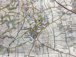 Ordnance survey map in the facilities block ✅great idea