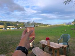 View from the food shack that also conveniently sells wine haha